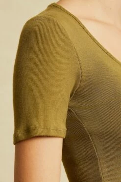 Itana Dream Rib Tee - Matcha -AMOUR VERT Sales 0018 Short Sleeve Itana Matcha 0362 Web 60c3bfc1 c1d1 4ece b7f8 0f3edcd59862