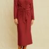 Russo Fleece Dress - Mulberry