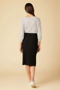 Vindy Paris Rib Skirt - Black -AMOUR VERT Sales 0054 Vindy Black 3 615e25c9 14e8 4f34 8bf9 c5f96d2a87d0