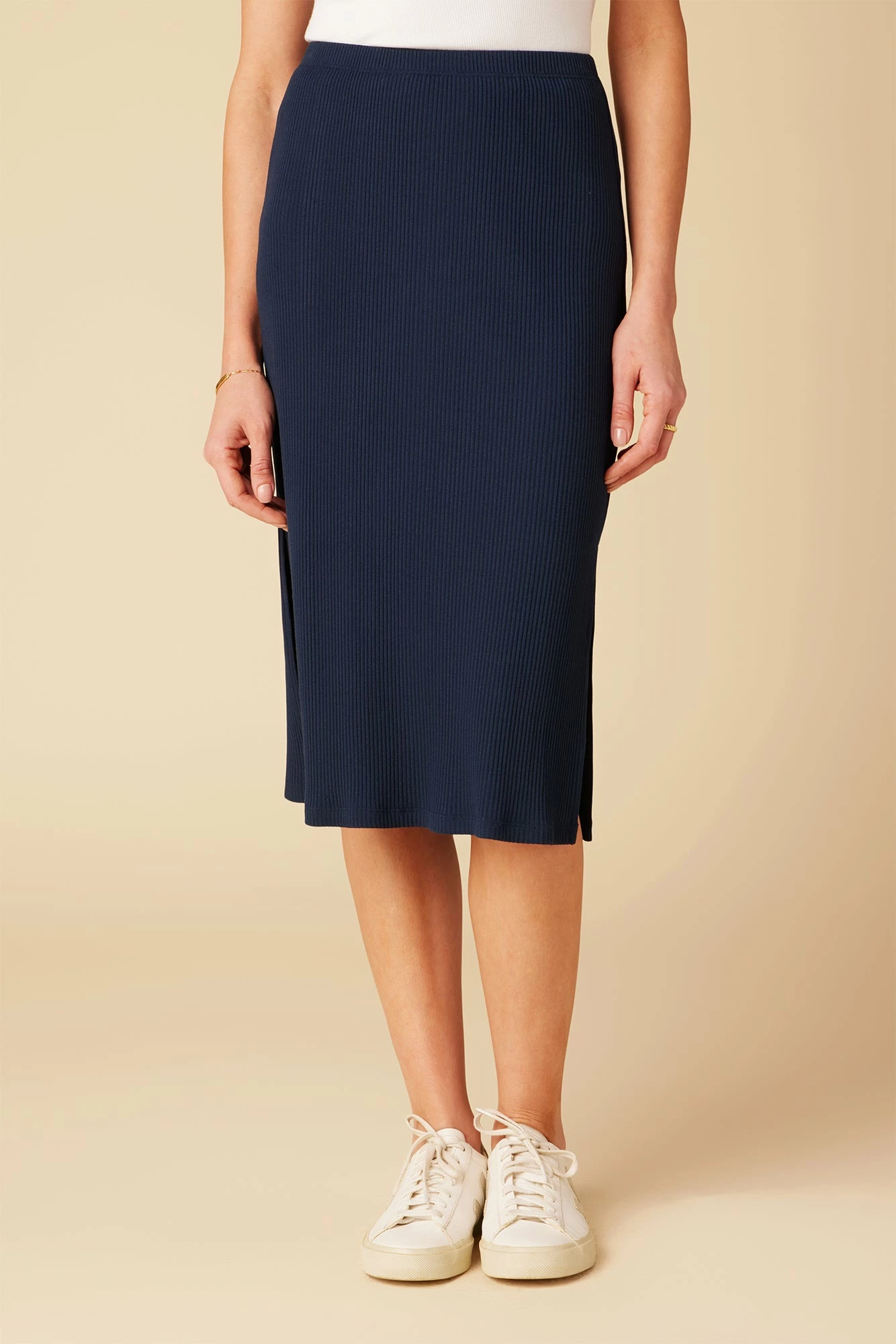 Vindy Paris Rib Skirt - Ocean 3 Vindy Paris Rib Skirt - Ocean