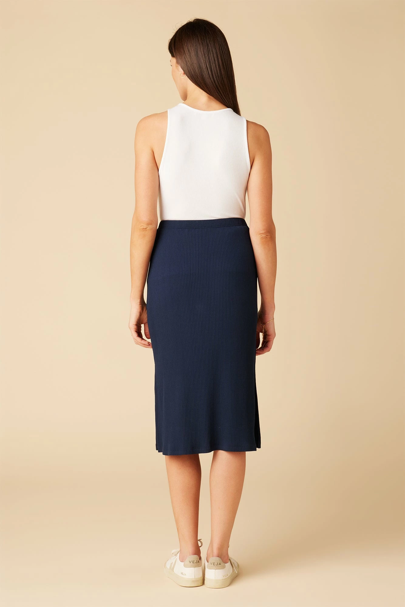Vindy Paris Rib Skirt - Ocean 6 Vindy Paris Rib Skirt - Ocean - Image 4