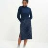 Vindy Paris Rib Skirt - Pippa Stripe -AMOUR VERT Sales 0054 Vindy Paris Rib Pippa Stripe Navy White0552 web 1781a859 bec9 4c49 9f42 79d30ddc1d34