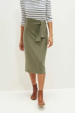 Aria Reverie Terry Skirt - Vetiver