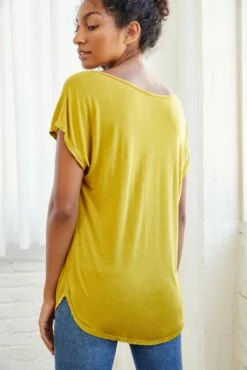 Noko Silken Modal Tee -AMOUR VERT Sales 0101 Noko Fern 3108 web