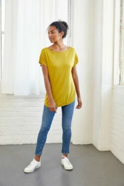 Noko Silken Modal Tee -AMOUR VERT Sales 0101 Noko Fern 3132 web