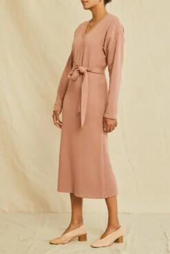 Ava Luxe Fleece Dress -AMOUR VERT Sales 0122 Ava Luxe Fleece Quartz 1989 web