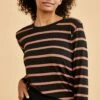 Berkeley Long Sleeve Dream Knit Tee - Buren Stripe -AMOUR VERT Sales 0134LongSleeveBerkeleyBurenStripe 11592 web 5cf8cd83 5b41 4ef8 937a 54fe5b06a81b
