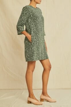 Sandrine Washable Silk Dress -AMOUR VERT Sales 0135 Sandrine Rocher Dot 3157 web