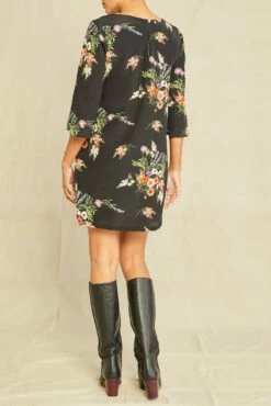 Sandrine Washable Silk Dress - Treviso Floral -AMOUR VERT Sales 0135 Sandrine Treviso Print 1429 web 15333eb1 7a18 434f 924d 47b8b29aea36