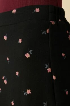 Sabine Luxe Fleece Skirt - Fleur -AMOUR VERT Sales 0153 Ebele Printed Fleur 5