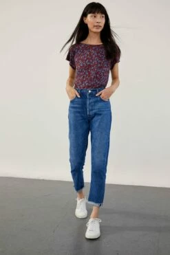 Laurie Silken Modal Tee -AMOUR VERT Sales 0204 Laurie North Shore Floral 02480