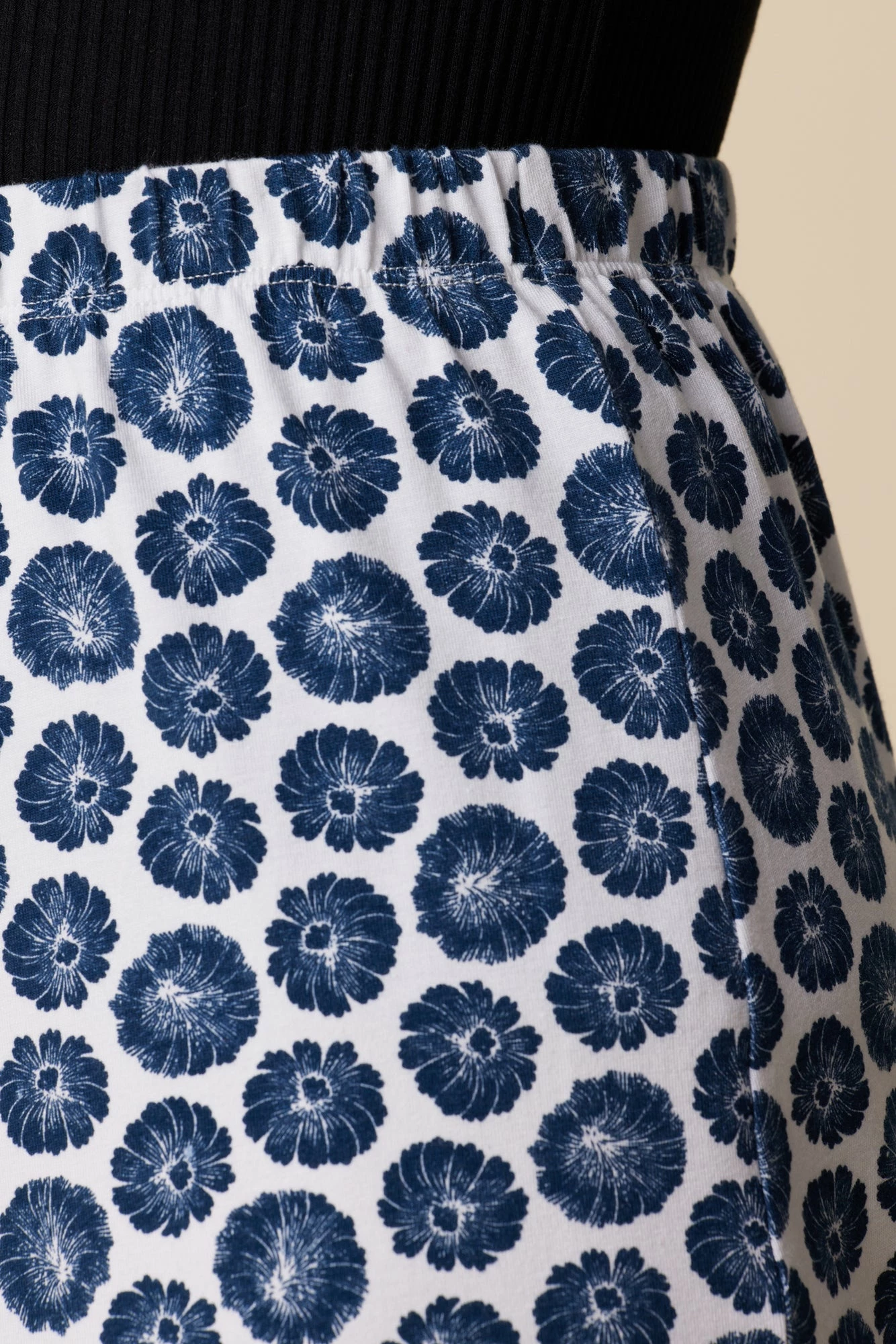 Vindy Reverie Knit Skirt - Calico Navy 7 Vindy Reverie Knit Skirt - Calico Navy - Image 5