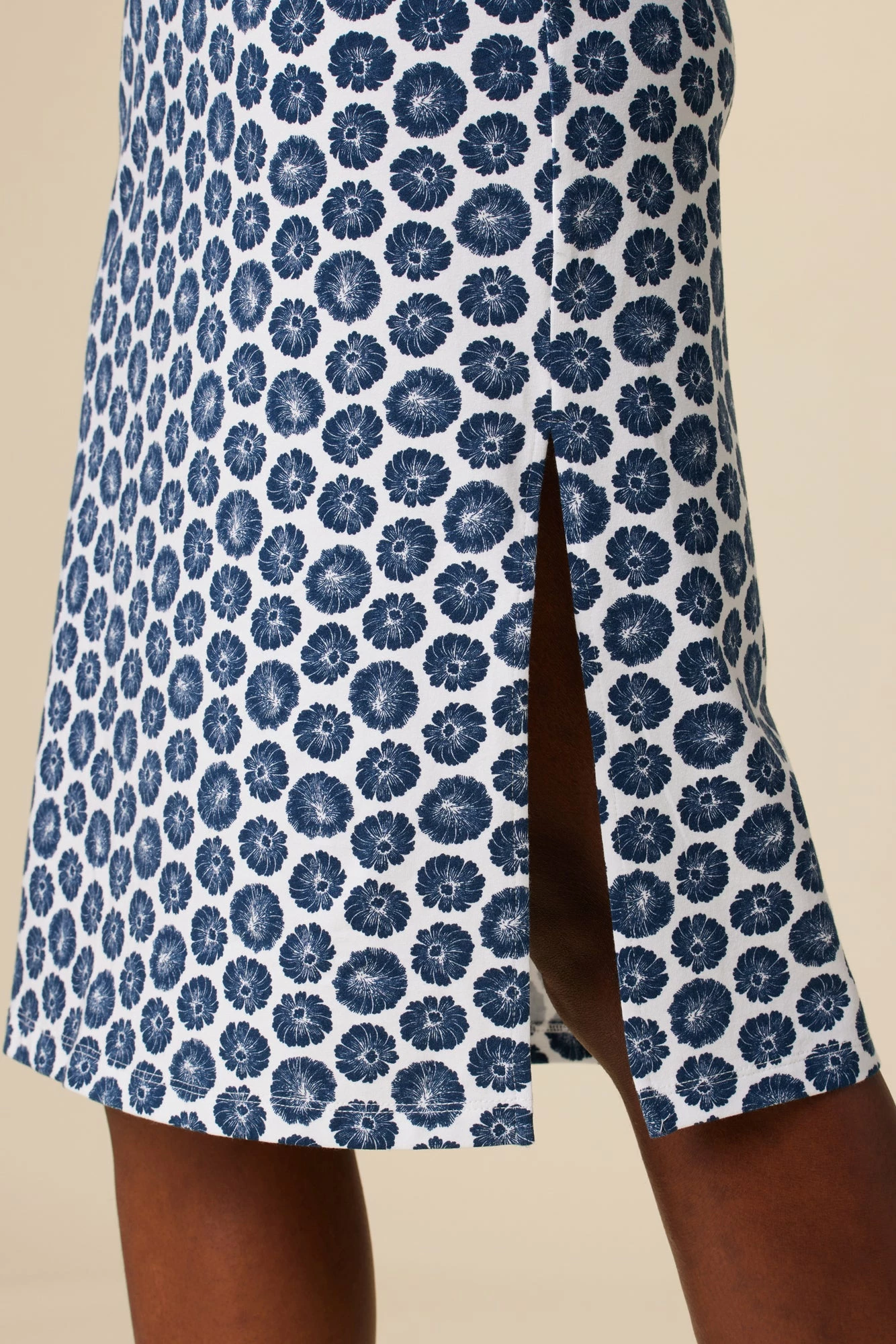 Vindy Reverie Knit Skirt - Calico Navy 8 Vindy Reverie Knit Skirt - Calico Navy - Image 6