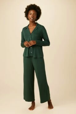 Lark Dream Knit Pajama Pants - Darkest Spruce 9 Lark Dream Knit Pajama Pants - Darkest Spruce -AMOUR VERT Sales 0236 Lark Darkest Spruce1 4