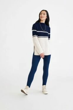 Magda Dream Rib Leggings -AMOUR VERT Sales 0260 Magda Dream Rib Ocean 1323 web