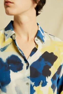 Bixby Washable Silk Blouse - Dusk -AMOUR VERT Sales 0263 Bixby Dusk Print 5168 web daee310a f02e 4287 95a7 d115ea161b0c