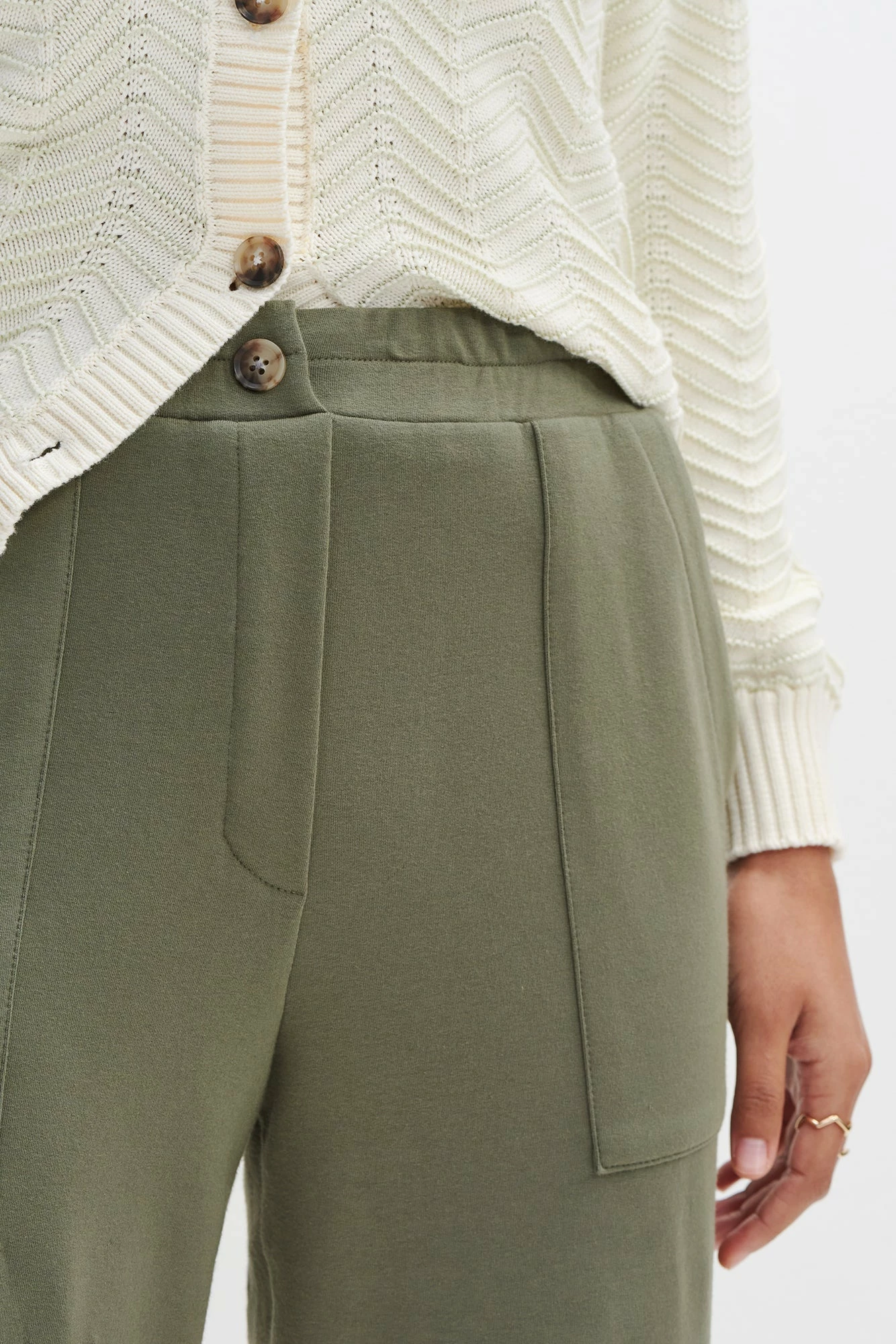 Wyatt Reverie Terry Pant - Vetiver 6 Wyatt Reverie Terry Pant - Vetiver - Image 4