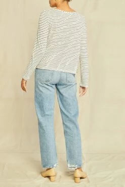 Marley Long Sleeve Tee - Trinidad Stripe -AMOUR VERT Sales 0296 Marley Trinidad Stripe 1179 web 017040d7 d425 475b 8ced b608f071310b