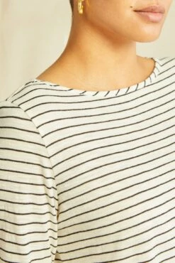 Marley Long Sleeve Tee - Trinidad Stripe -AMOUR VERT Sales 0296 Marley Trinidad Stripe 1254 web 60ec4148 e1b5 4265 a00f c286224e34ea