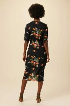 Raina Ecovero Dress - Treviso Orange -AMOUR VERT Sales 02 10110R1 Raina Treviso Orange 3