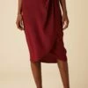 Sosi Washable Silk Wrap Skirt - Sumac -AMOUR VERT Sales 02 10173 Sosi Sumac 1
