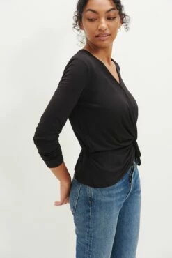 Stinson Long Sleeve Dream Knit Tee - Black 11 Stinson Long Sleeve Dream Knit Tee - Black -AMOUR VERT Sales 0300 Stinson Black 5776 Web eec20752 2c43 4b48 86e3 a9fb2fe7c97f