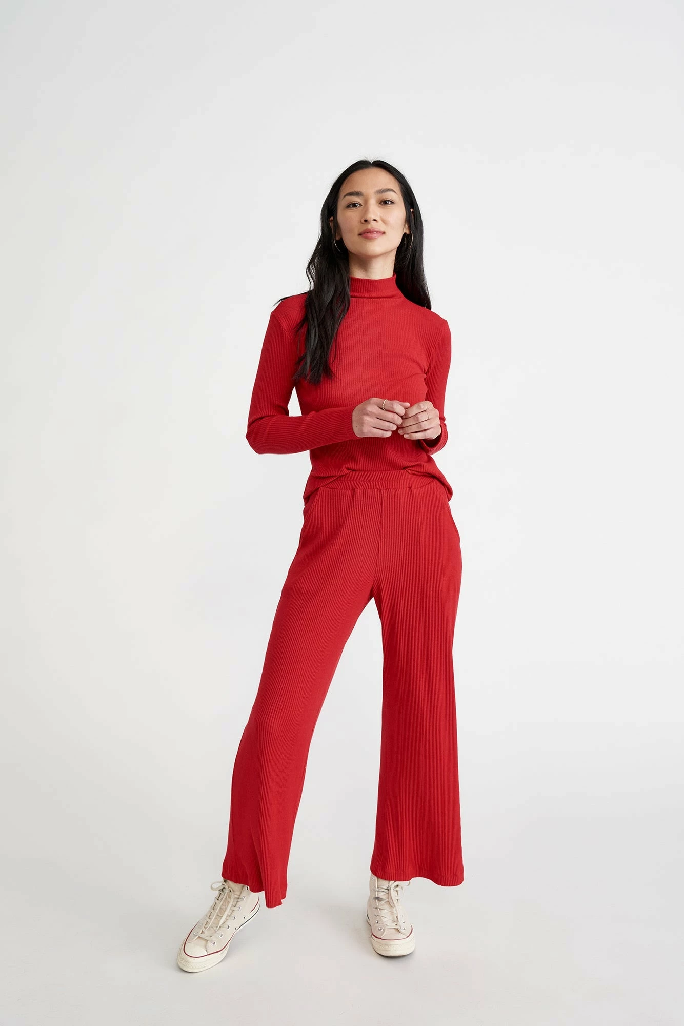 Willow Paris Rib Pants - Zinnia 4 Willow Paris Rib Pants - Zinnia - Image 2
