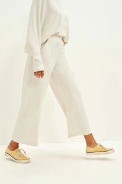 Willow Scallop Knit Pants -AMOUR VERT Sales 0327 Willow Scallop Natural Birch 1787 web