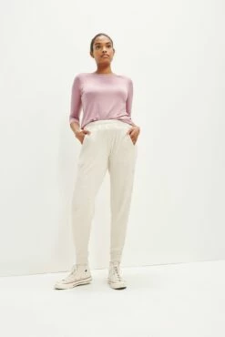 Skylar Linen Rib Joggers -AMOUR VERT Sales 0328 Skylar Linen Rib Linen 2324 web