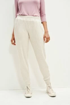 Skylar Linen Rib Joggers -AMOUR VERT Sales 0328 Skylar Linen Rib Linen 2365 web