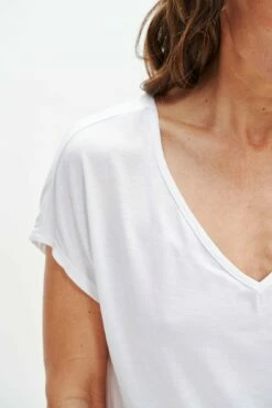 Wray Silken Modal Tee - White -AMOUR VERT Sales 0347 Wray Tee White 0228 web e07f4770 6de6 4ea2 8873 a9a27ebf986b