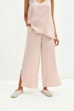 Sol Cottonseed Cupro Pant - Rose