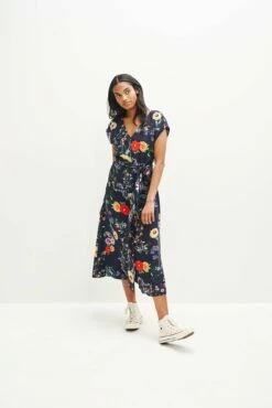 Gracia Washable Silk Dress -AMOUR VERT Sales 0362 Gracia Provence Print 1834 web