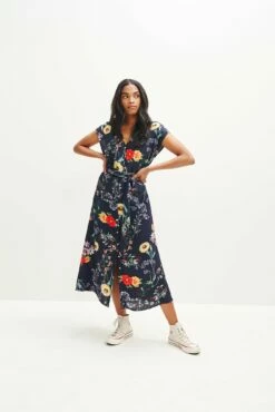 Gracia Washable Silk Dress -AMOUR VERT Sales 0362 Gracia Provence Print 1846 web