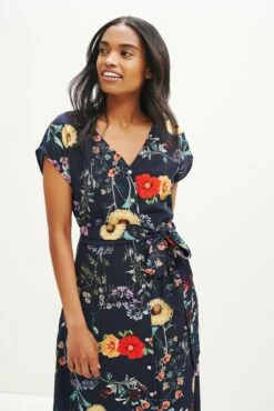 Gracia Washable Silk Dress -AMOUR VERT Sales 0362 Gracia Provence Print 1884 web