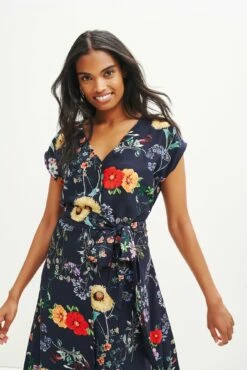Gracia Washable Silk Dress -AMOUR VERT Sales 0362 Gracia Provence Print 1892 web
