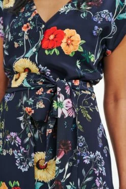 Gracia Washable Silk Dress -AMOUR VERT Sales 0362 Gracia Provence Print 1900 web