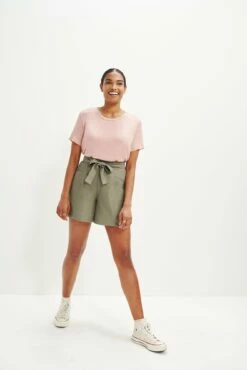 Berkeley Dream Rib Tee - Rose -AMOUR VERT Sales 0372 SS Berkeley Dream Rib Rose 0682 Web f5e8da7a 66af 4113 9350 c00b6ae34691