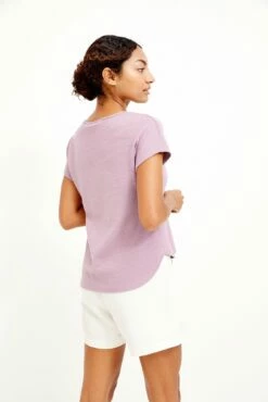 Chessa Scallop Knit Tee - Lavender -AMOUR VERT Sales 0392 Chessa Lavender 1699 web c8780327 3cb3 4b25 ae50 94a3b4c58c0b