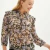 Camila Nouveau Silk Blouse - Midi Floral Lavender -AMOUR VERT Sales 0394 Camila Lavender Midi Floral 1913 web 10e925e0 9b6f 4c36 828a 6eef3cd20d91
