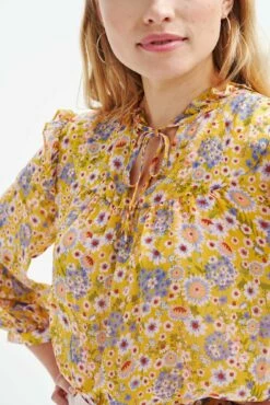 Camila Nouveau Silk Blouse - Midi Floral Sunflower -AMOUR VERT Sales 0394 Camila Sunflower 0249 web 5353da4a a468 43cf 87b2 2f01aa15f52b