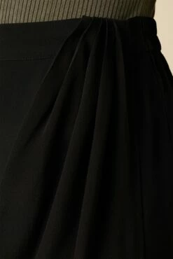 Sosi Washable Silk Wrap Skirt - Black -AMOUR VERT Sales 03 10173 Sosi Black 5