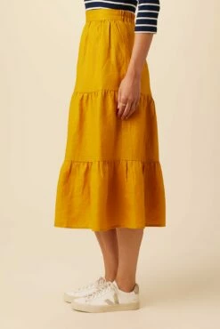 Jill Linen Skirt - Sunflower -AMOUR VERT Sales 0404 Jill Sunflower 2