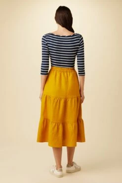 Jill Linen Skirt - Sunflower -AMOUR VERT Sales 0404 Jill Sunflower 3