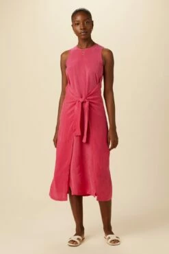 Cortney Cottonseed Cupro Dress - Stargazer