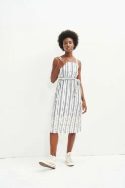 Jameela Upcycled Dress -AMOUR VERT Sales 0457 Jameela Summer Stripe 0892 web