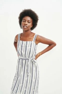 Jameela Upcycled Dress -AMOUR VERT Sales 0457 Jameela Summer Stripe 0927 web