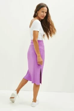 Zio Ribbed Skirt - Cosmos -AMOUR VERT Sales 0464 Zio Cosmos 1962 web ea9d96c6 ee9c 4bec 86a3 37d84c29a9a9