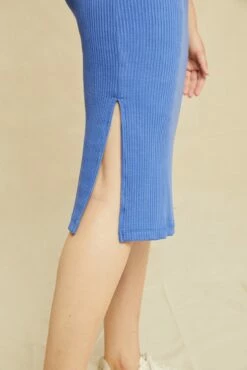 Grace Paris Rib Dress - Lapis -AMOUR VERT Sales 0476 Grace Lapis v2 1133 web 1abc4d3a 04ce 4fda b641 d97acc945441