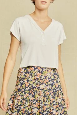 Juliet Dream Knit Tee - White